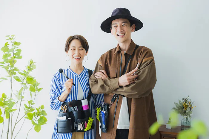 夫婦で美容師
