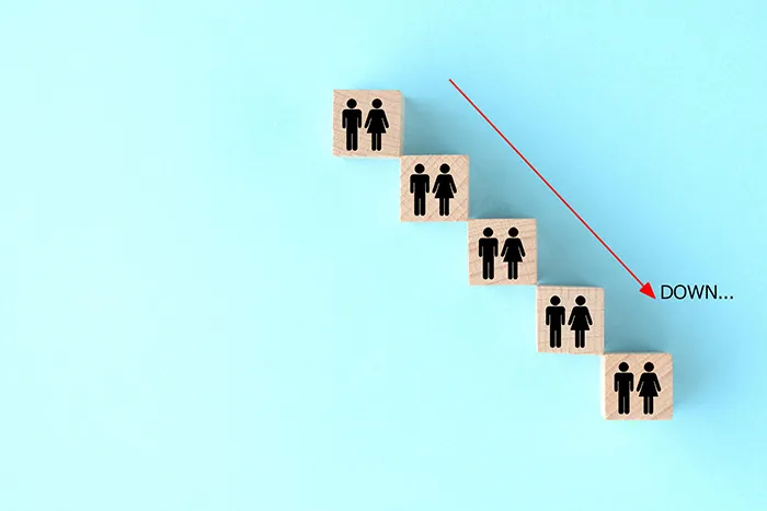 リピート率下がる