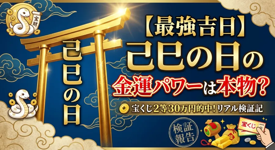 己巳の日は金運が上昇する