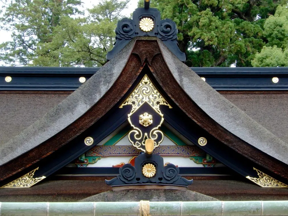 香取神宮の屋根