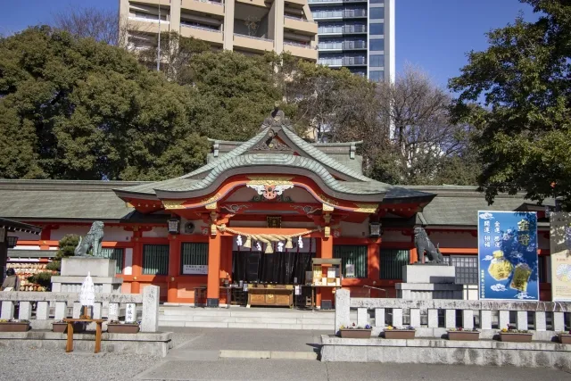 金神社拝殿