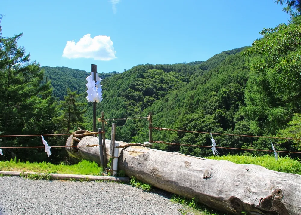 諏訪大社の御柱祭