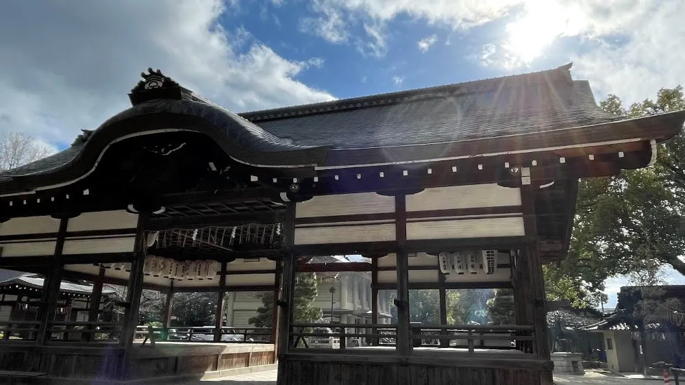 藤森神社の拝殿