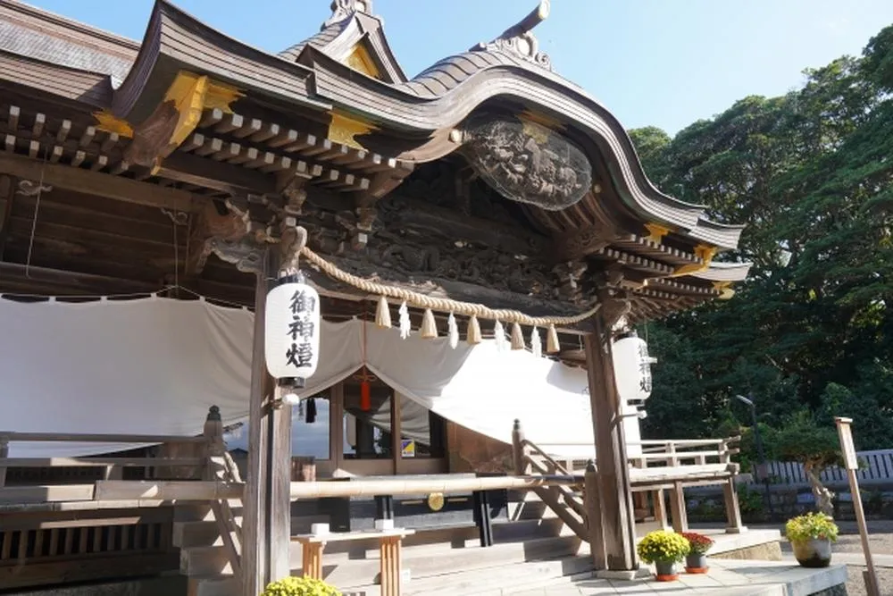 酒列磯前神社(拝殿)