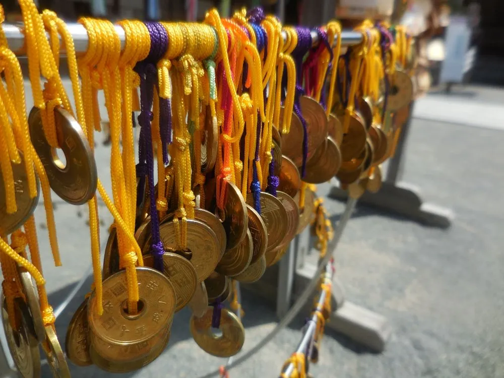 宮地嶽神社（ごえん結び）