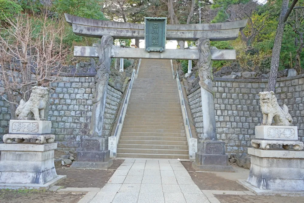 品川神社(双龍鳥居)