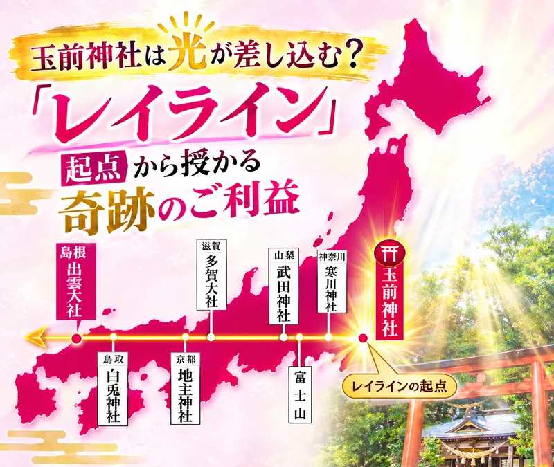 玉前神社(レイライン)